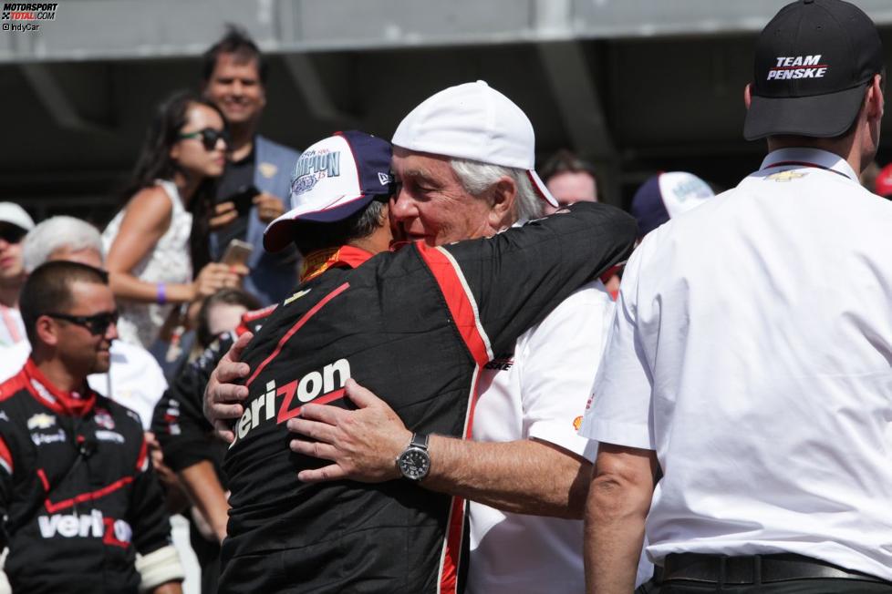 Juan Pablo Montoya und Roger Penske