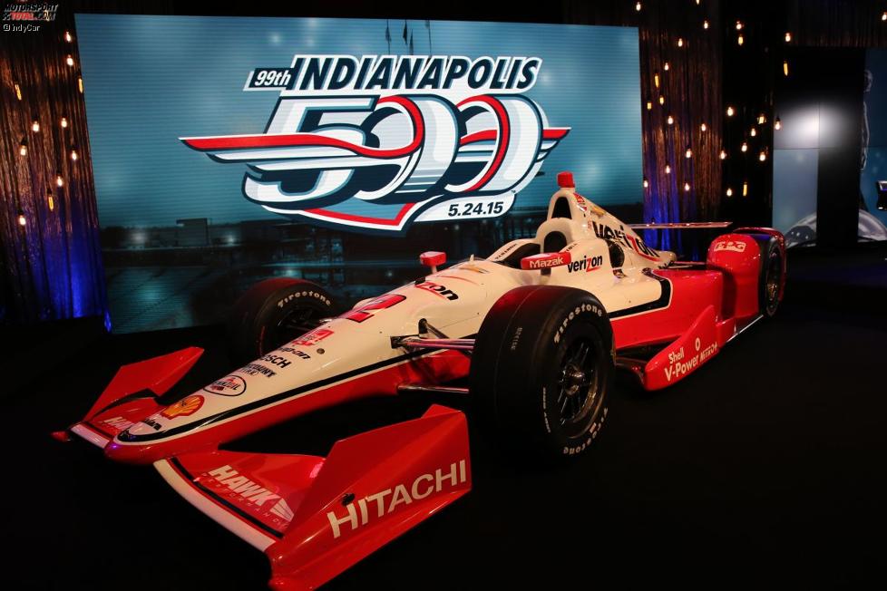 Das Siegerauto des 99. Indy 500: Der Penske-Chevrolet von Juan Pablo Montoya