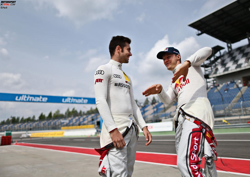 Miguel Molina (Abt-Audi-Sportsline) und Mattias Ekström (Abt-Sportsline-Audi)