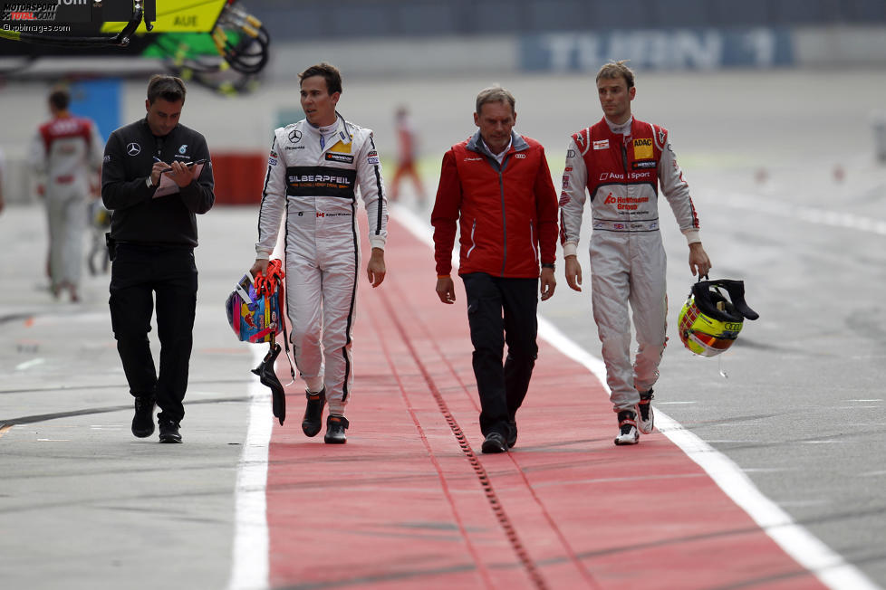 Robert Wickens (HWA-Mercedes) und Jamie Green (Rosberg-Audi) 