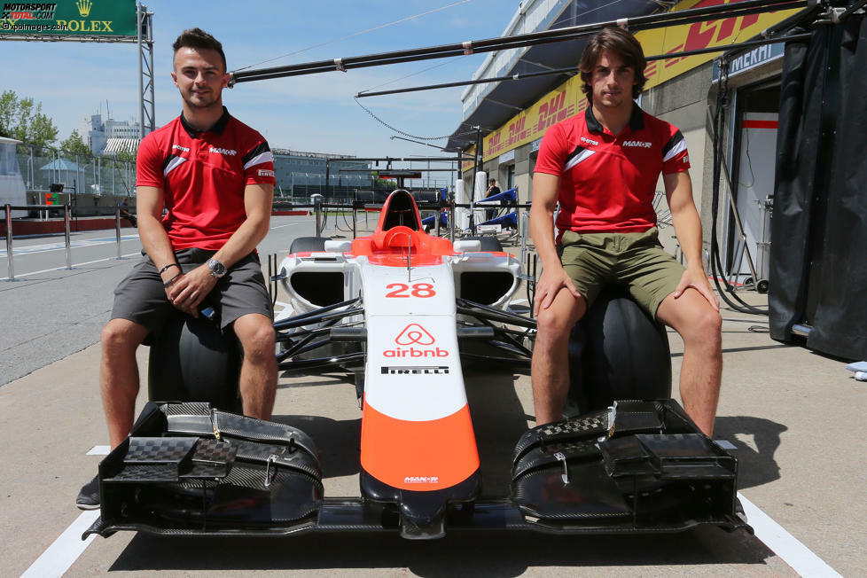 Roberto Merhi (Manor-Marussia) und Will Stevens (Manor-Marussia) 