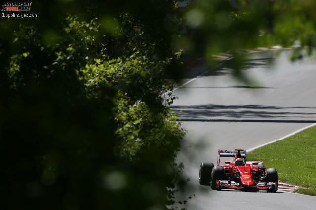 Räikkönen musste ab dem zweiten Abschnitt alleine die Ferrari-Ehre retten
