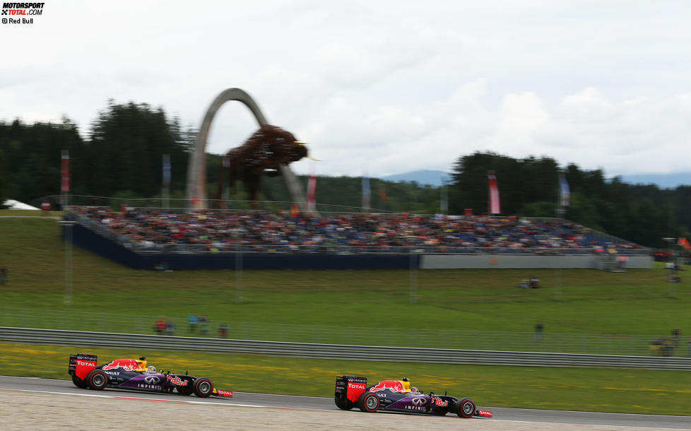 Daniel Ricciardo (Red Bull) und Daniil Kwjat (Red Bull) 