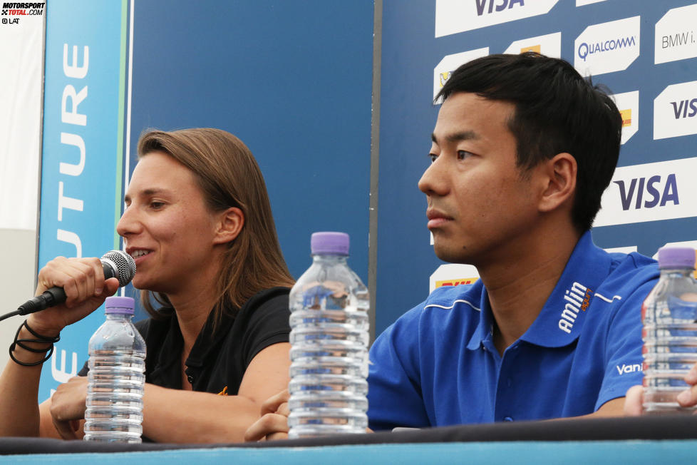 Simona de Silvestro (Andretti) und Sakon Yamamoto (Aguri) 