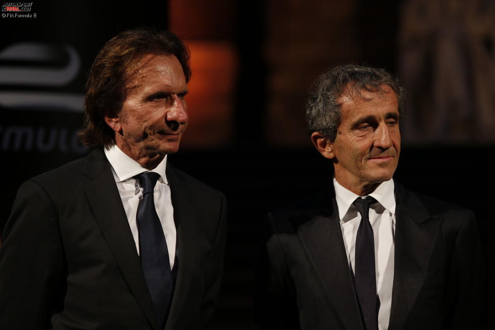 Emerson Fittipaldi und Alain Prost