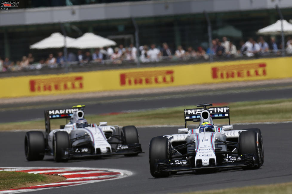 Felipe Massa (Williams) und Valtteri Bottas (Williams) 