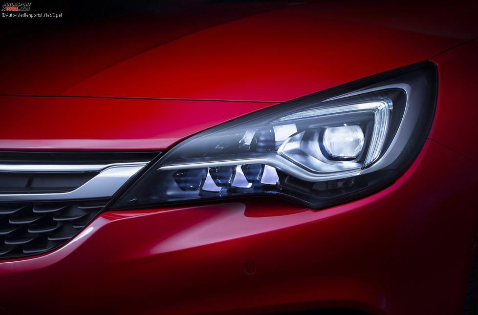 Opel Astra 2015 mit Voll-LED-Matrix-Licht 