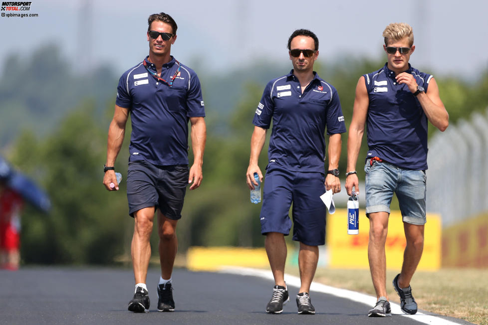 Marcus Ericsson (Sauber) beim Track-Walk