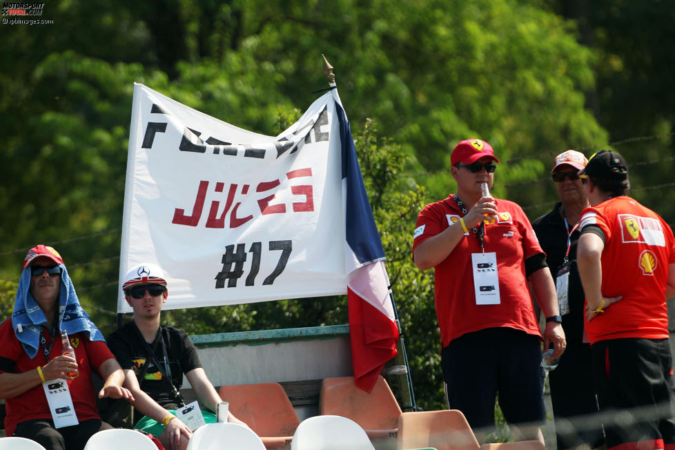 Die Formel 1 denkt an Jules Bianchi 