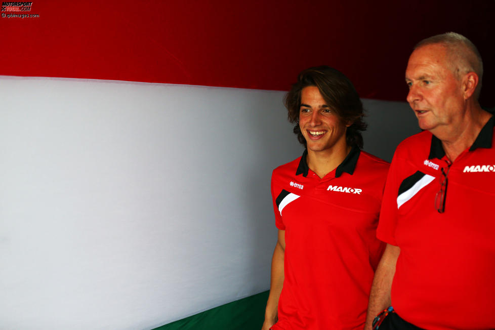 Roberto Merhi (Manor-Marussia) und John Booth 