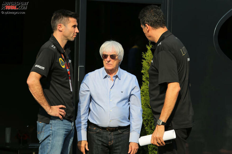 Bernie Ecclestone und Federico Gastaldi 