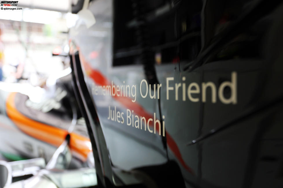 Die Formel 1 nimmt Abschied von Jules Bianchi 