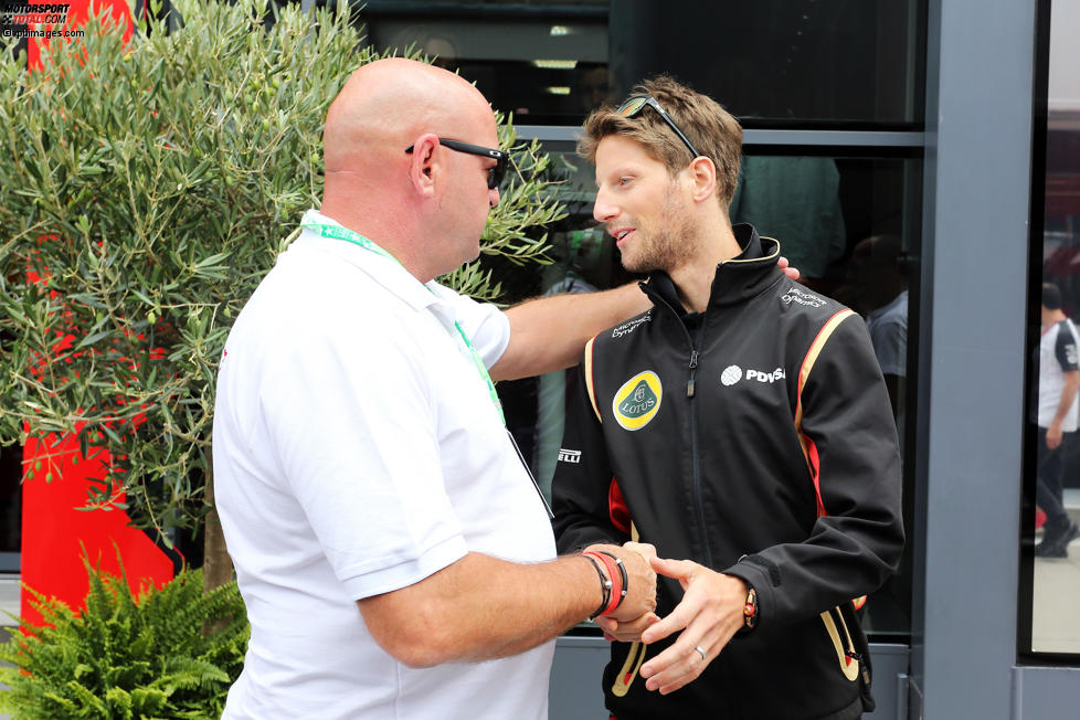 Philippe Bianchi, der Vater von Jules Bianchi und Romain Grosjean (Lotus) 
