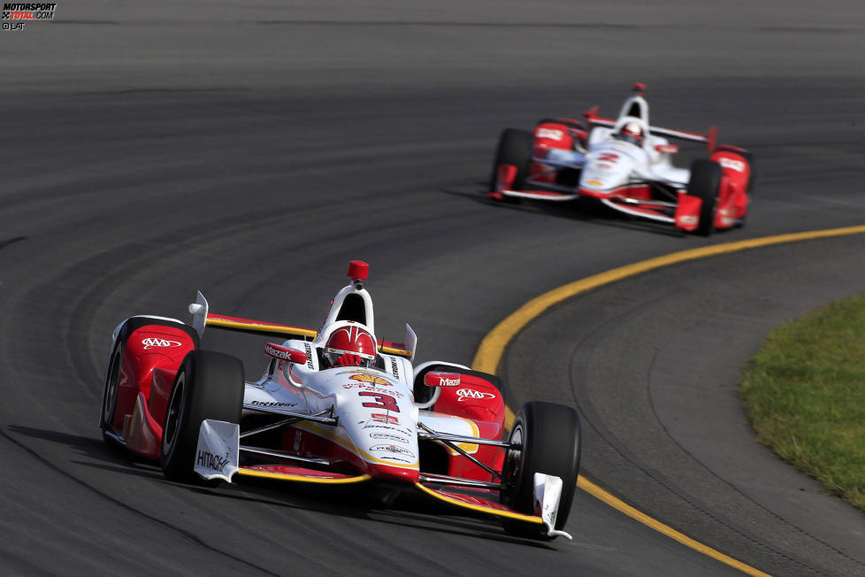 Helio Castroneves (Penske) und Juan Pablo Montoya (Penske)