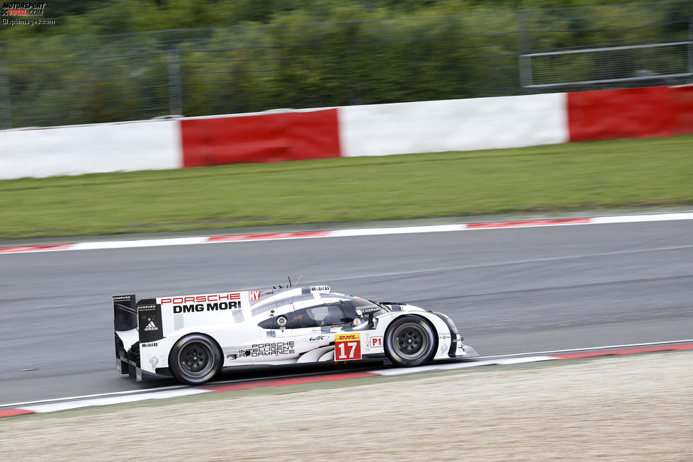 Timo Bernhard, Mark Webber und Brendon Hartley (Porsche)