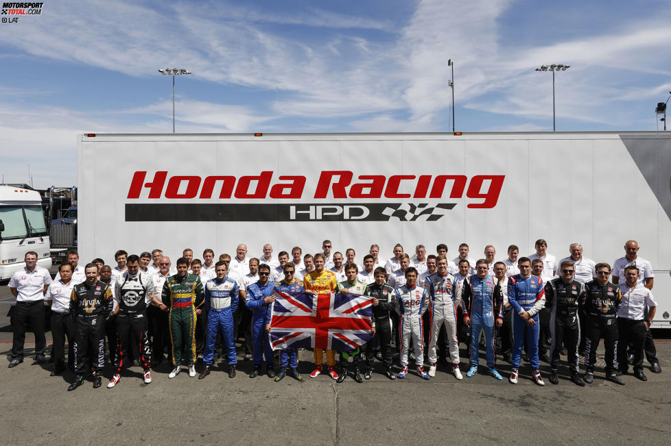 Das IndyCar-Aufgebot von Honda erinnert an Justin Wilson