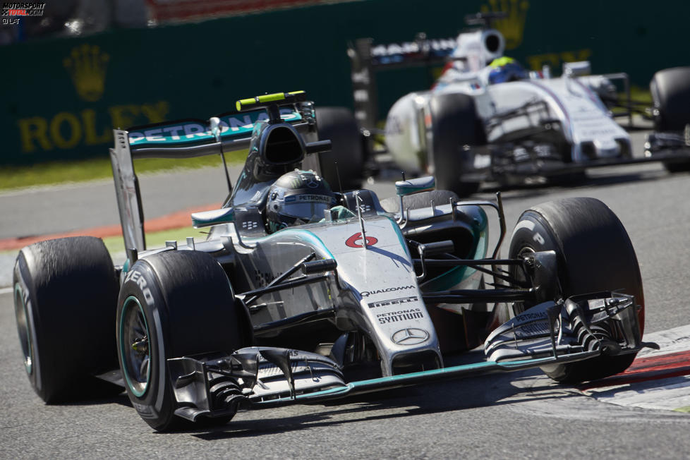 Nico Rosberg (Mercedes) und Felipe Massa (Williams) 