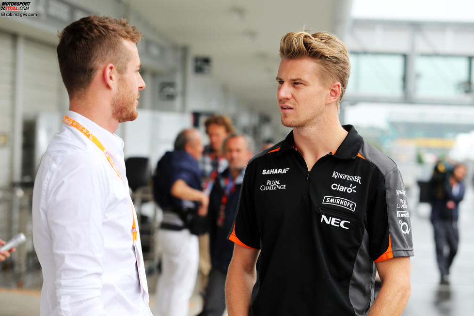 James Rossiter und Nico Hülkenberg (Force India) 