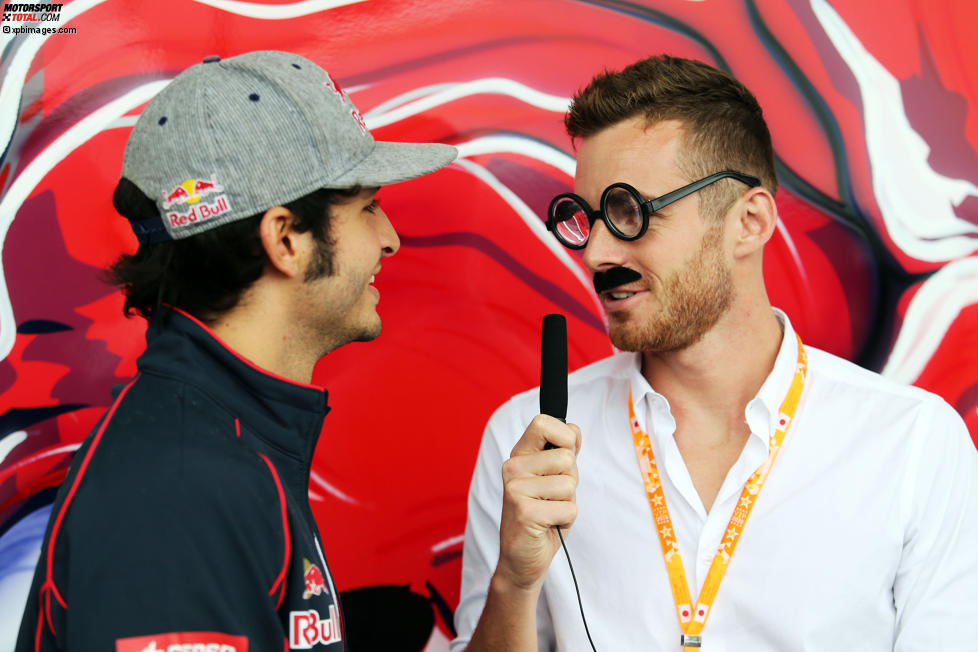 Carlos Sainz (Toro Rosso) und James Rossiter 
