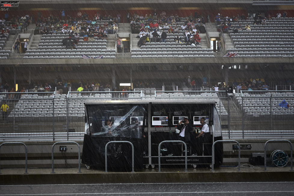 Mercedes schützt sich vor dem Regen