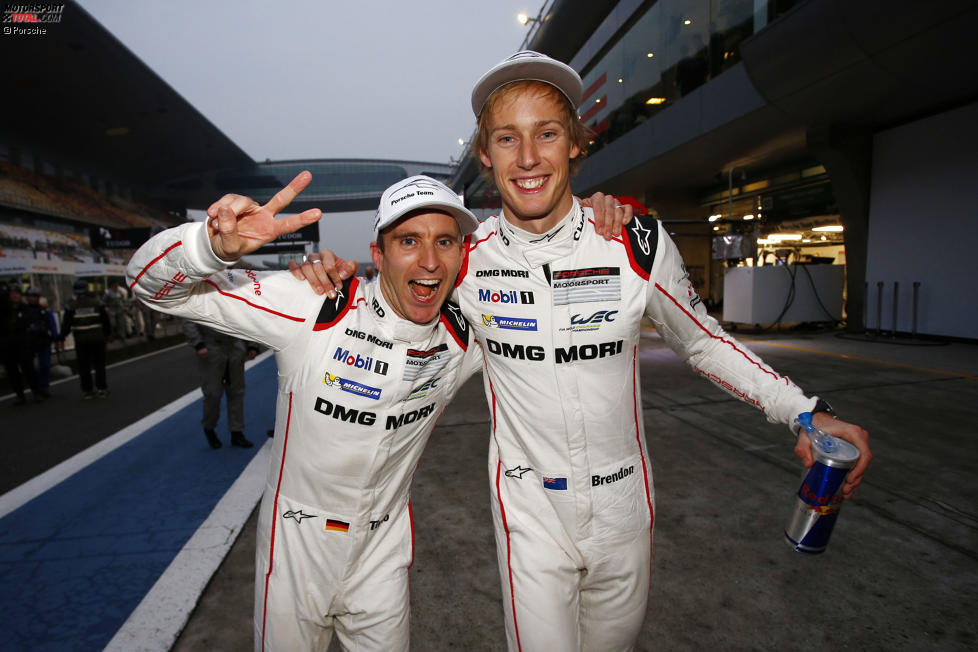 Timo Bernhard und Brendon Hartley (Porsche) 