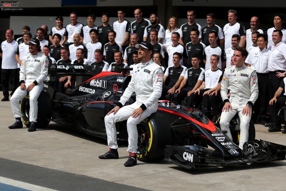 Stoffel Vandoorne und Jenson Button (McLaren) 