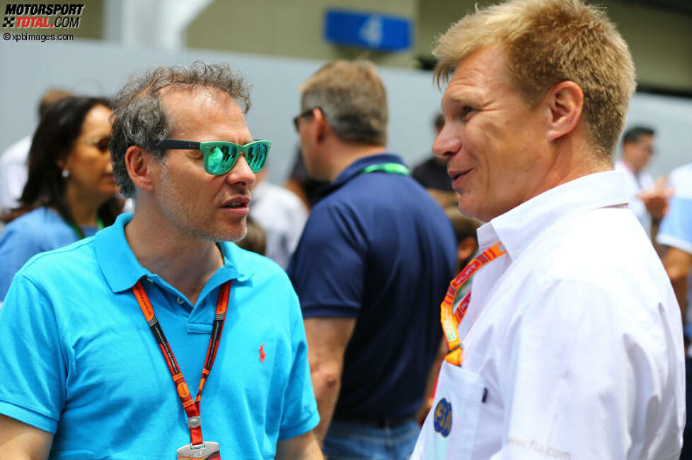 Jacques Villeneuve und Mika Salo 