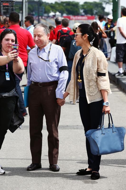 FIA-Präsident Jean Todt mit seiner Frau Michelle Yeoh