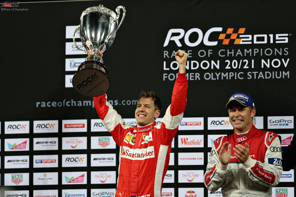 Sebastian Vettel und Tom Kristensen 