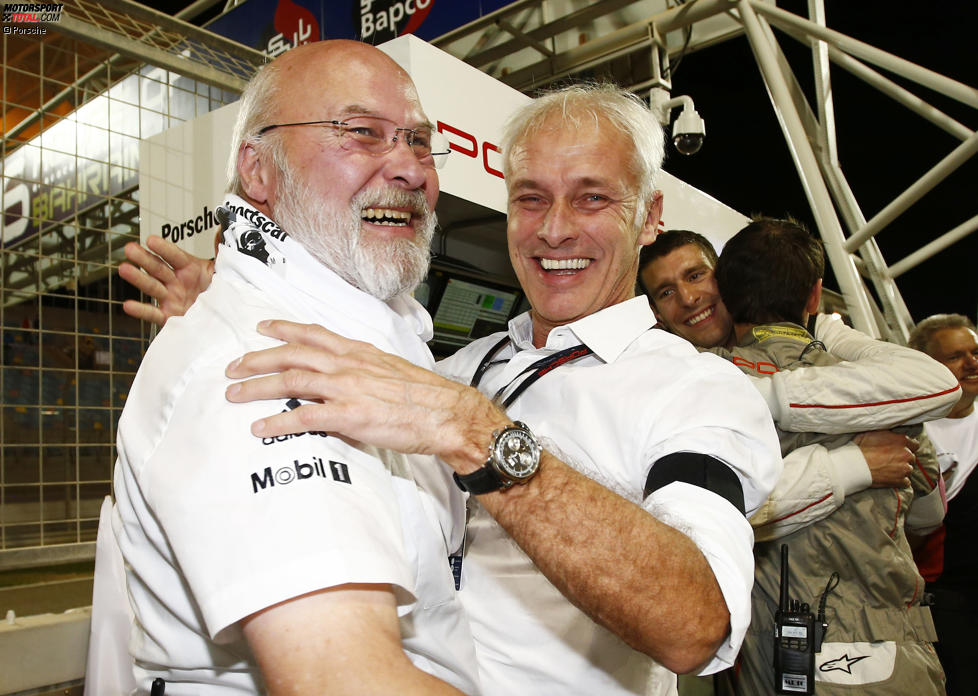 Olaf Manthey und Matthias Müller (Porsche) 