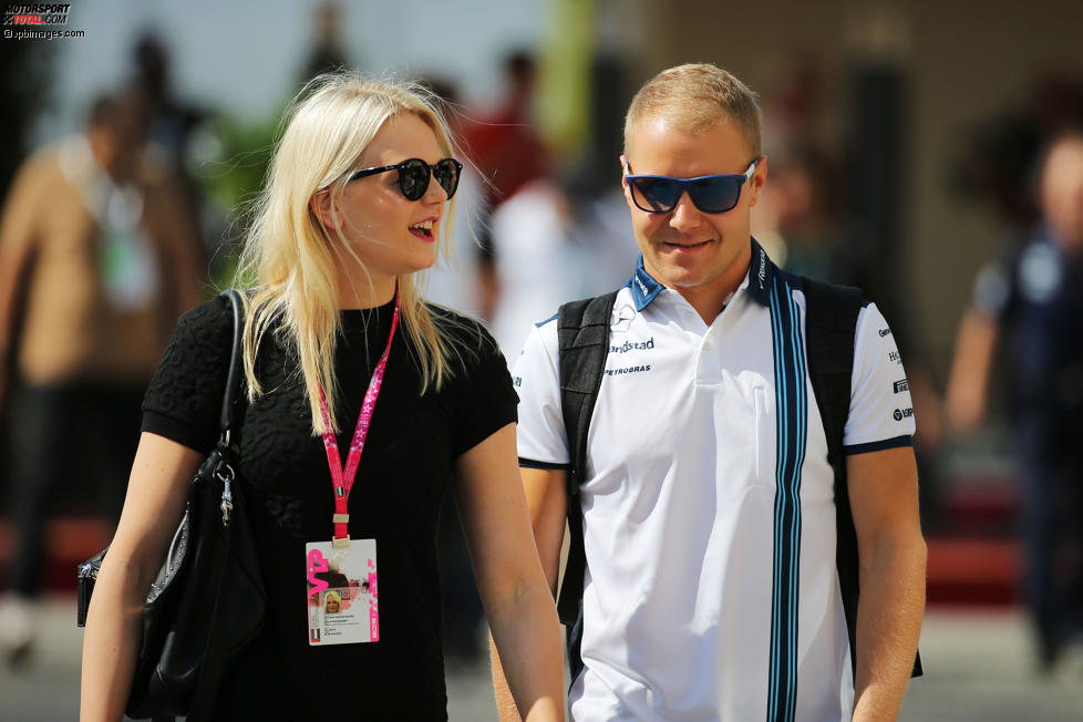 Valtteri Bottas (Williams) mit Freundin Emilia Pikkarainen