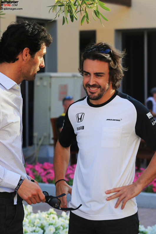Mark Webber und Fernando Alonso (McLaren) 