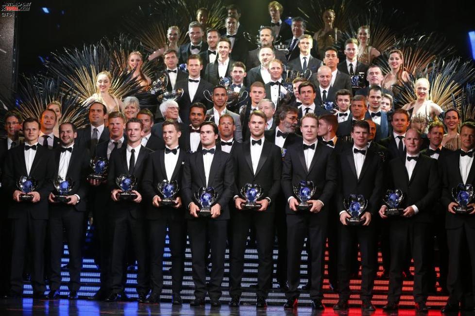 Gruppenfoto bei der FIA-Gala