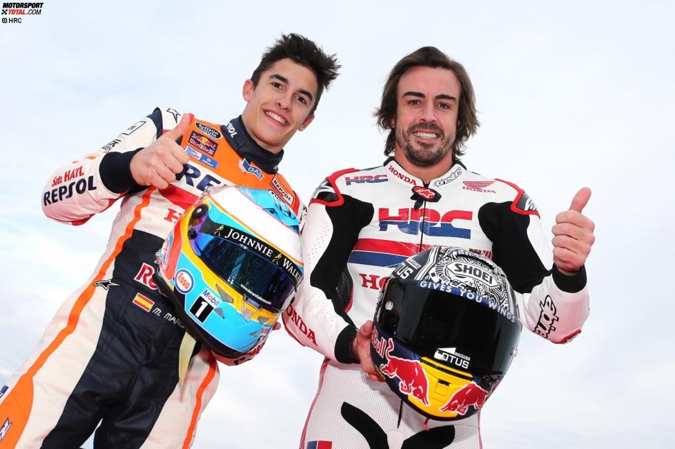 Marc Marquez und Fernando Alonso 