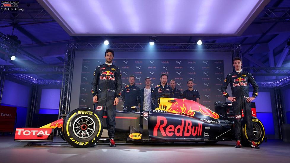 Daniel Ricciardo und Daniil Kwjat (Red Bull) 