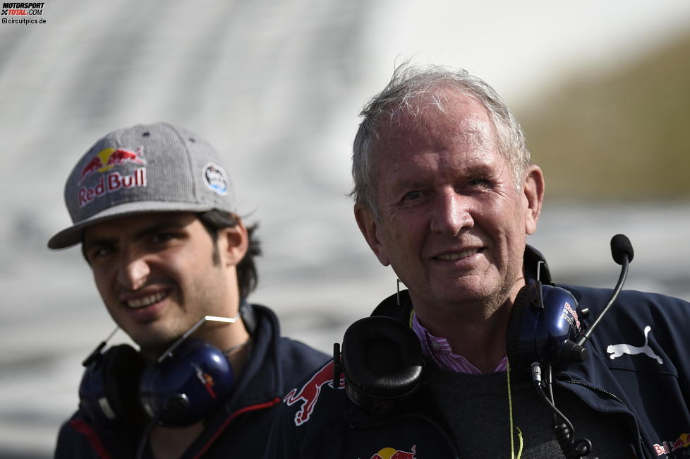 Helmut Marko und Carlos Sainz 