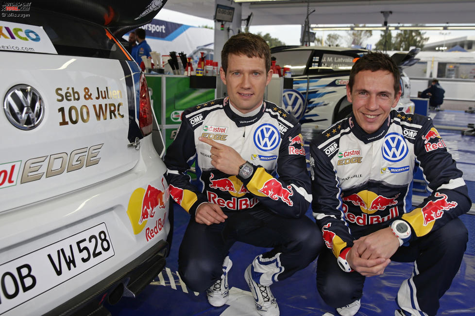 Sebastien Ogier und Julien Ingrassia starten zum 100. Mal in der WRC