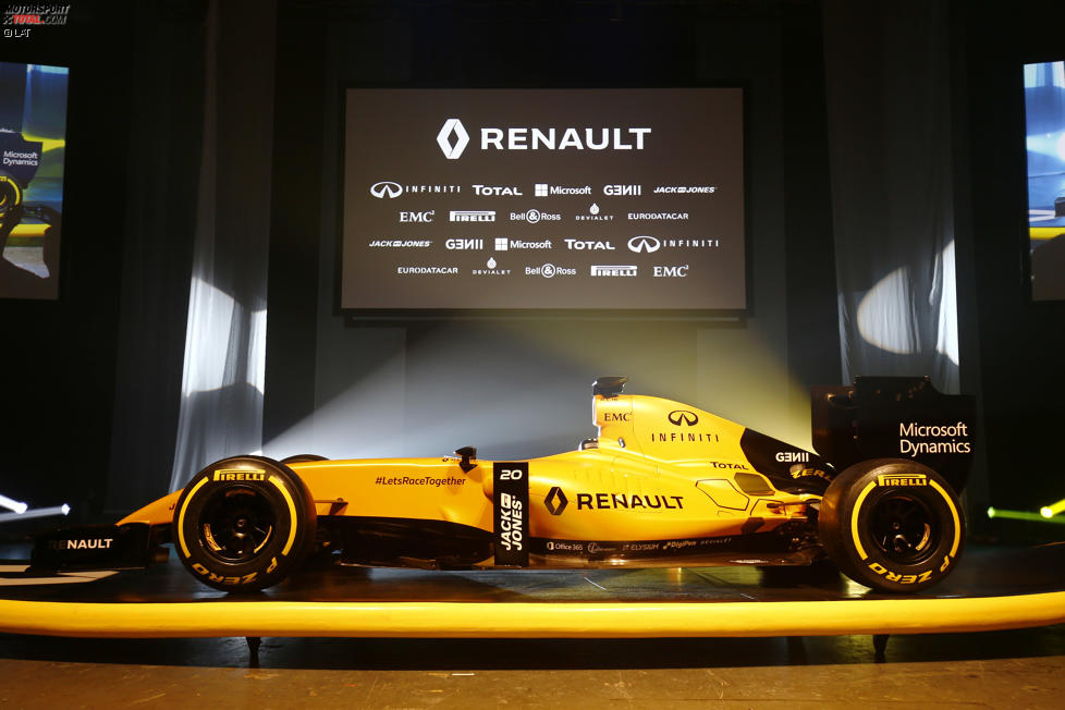 Der Renault R.S.16 in der endgültigen Lackierung