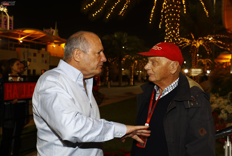 Ron Dennis und Niki Lauda 
