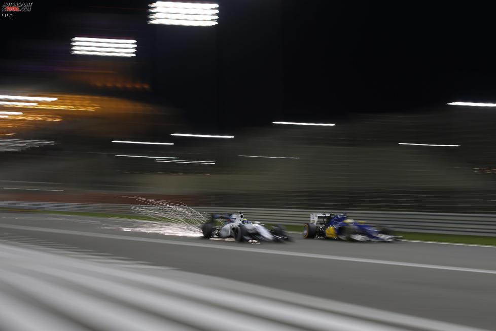 Felipe Massa (Williams) und Marcus Ericsson (Sauber) 