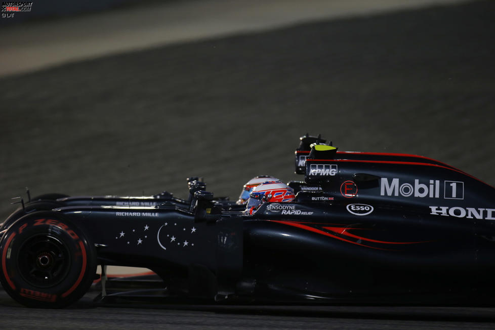 Jenson Button (McLaren) und Stoffel Vandoorne (McLaren) 