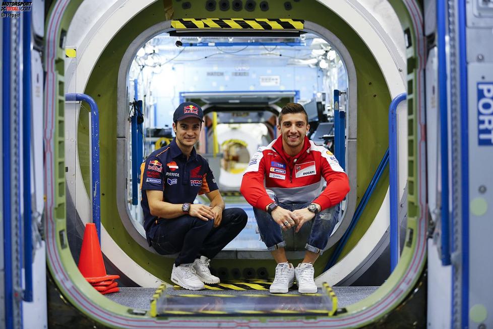 Daniel Pedrosa und Andrea Iannone besuchen die NASA