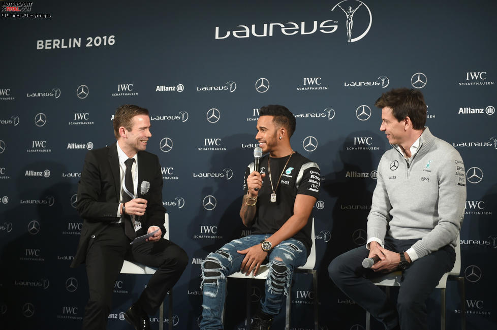 Lewis Hamilton und Toto Wolff 