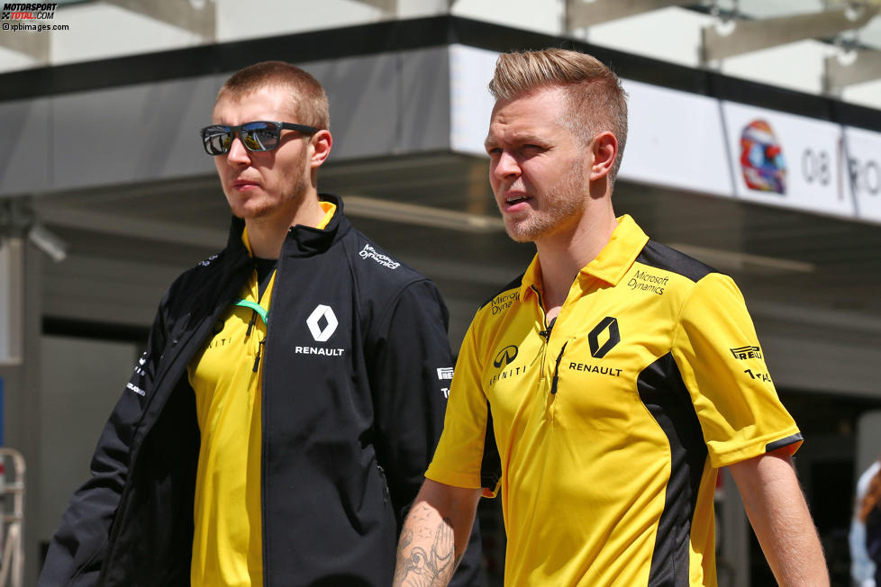 Kevin Magnussen und Sergei Sirotkin (Renault) 