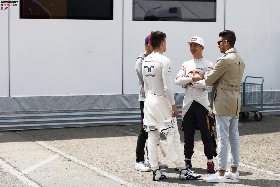 Alex Lynn (Williams) und Pierre Gasly (Red Bull) 