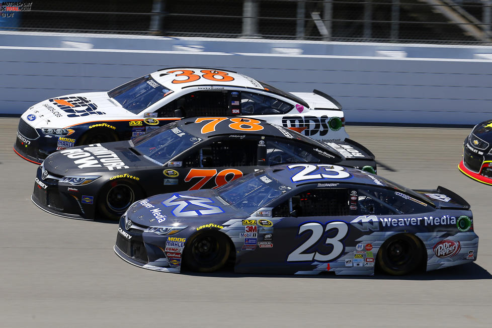 David Ragan (BK) und Landon Cassill (Front Row) 