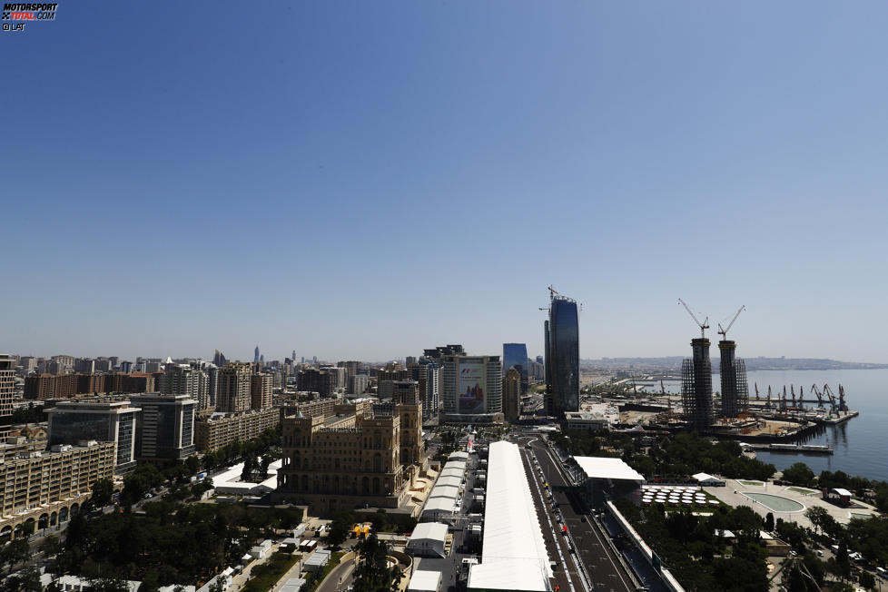 Impressionen der Strecke in Baku