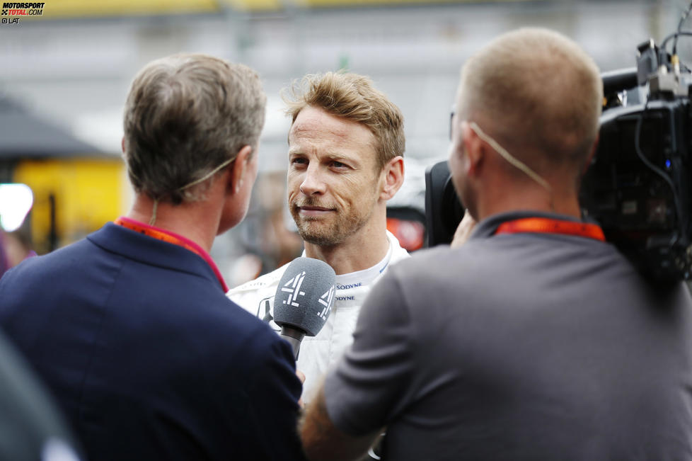 Jenson Button (McLaren) und David Coulthard 