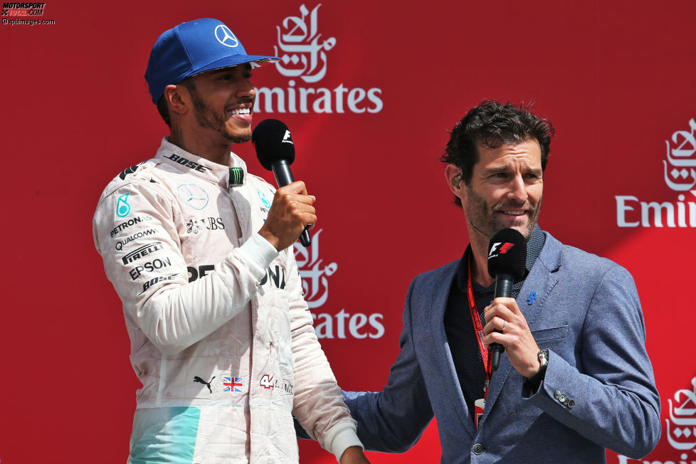 Lewis Hamilton (Mercedes) und Mark Webber 