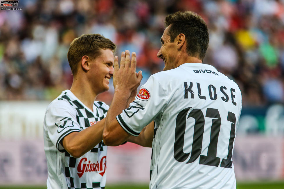 Mick Schumacher und Miroslav Klose